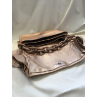 Prada Clutch Bag Leather in Gold