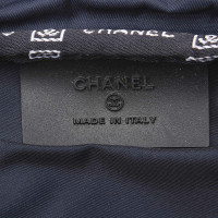 Chanel Täschchen/Portemonnaie aus Baumwolle in Weiß