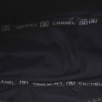 Chanel Täschchen/Portemonnaie aus Baumwolle in Weiß