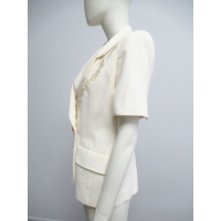Louis Feraud Jacket/Coat Cotton in Beige