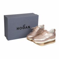 Hogan Sneakers aus Leder in Rosa / Pink