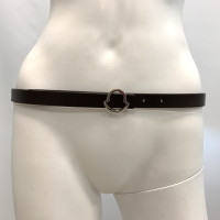 Moncler Belt Leather in Brown