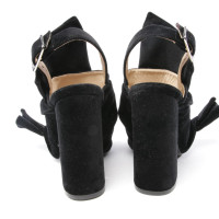 N°21 Sandalen aus Leder in Schwarz