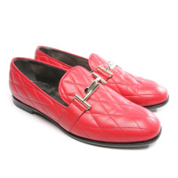 Tod's Décolleté/Spuntate in Pelle in Rosso