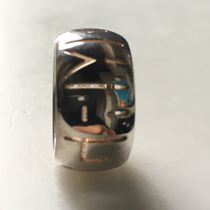 Salvatore Ferragamo Ring aus Silber in Silbern
