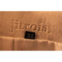 Jitrois Skirt Leather in Grey