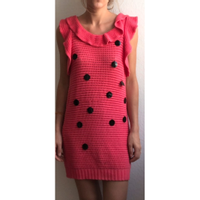 Sonia Rykiel Kleid aus Baumwolle in Rosa / Pink