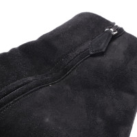 Miu Miu Stiefeletten aus Leder in Schwarz