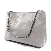 Tory Burch Shoulder bag Leather in Grey