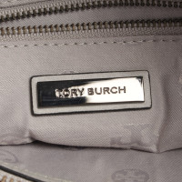 Tory Burch Umhängetasche aus Leder in Grau