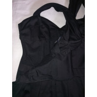 Armani Jeans Kleid aus Baumwolle in Schwarz