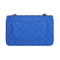 Chanel Classic Flap Bag Jumbo en Cuir en Bleu