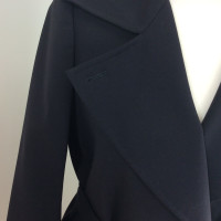 Max Mara Jacket/Coat Wool in Black