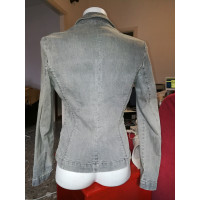 Versace Veste/Manteau en Coton en Gris