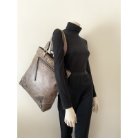 Costume National Tote bag Leather in Grey