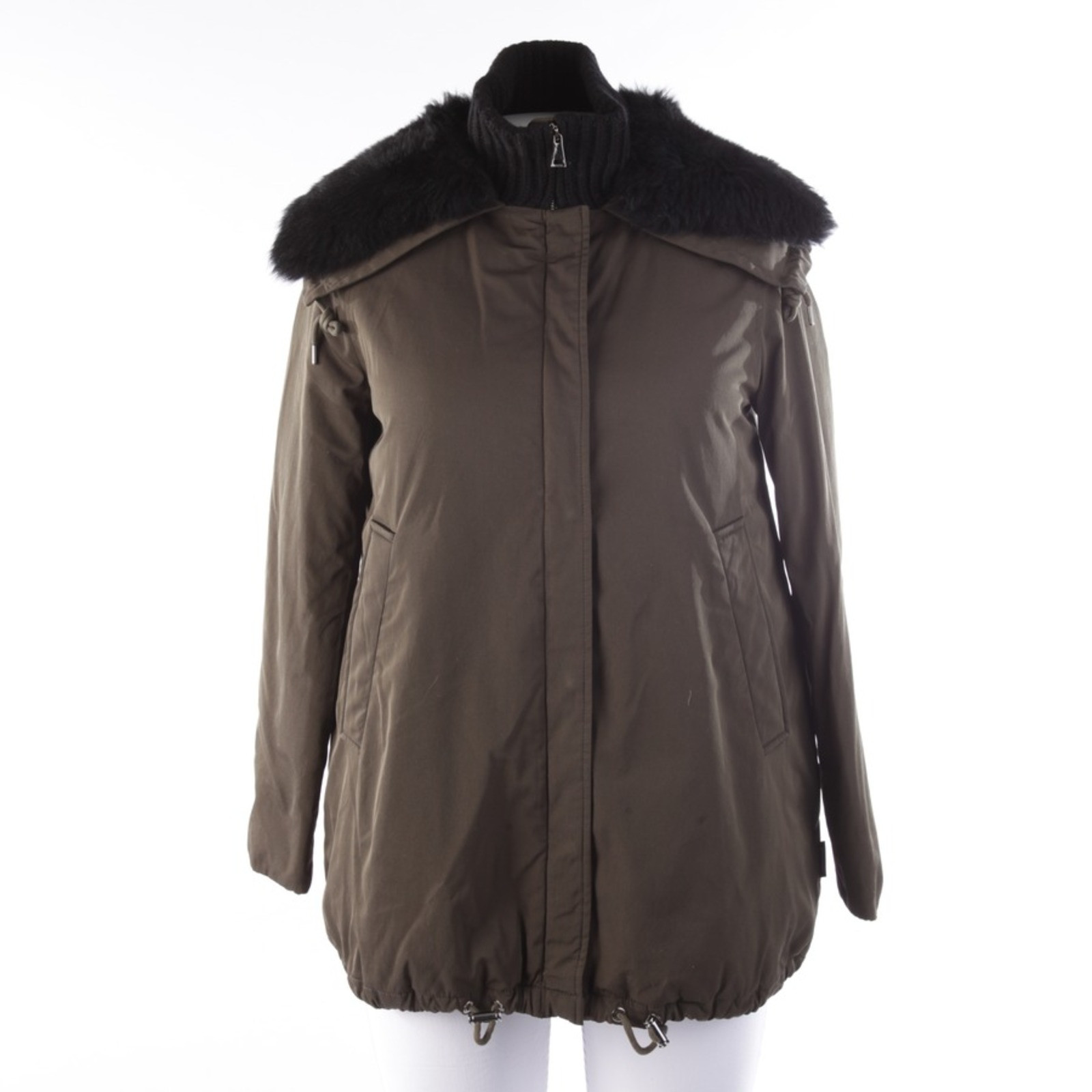 Moncler Jacket/Coat in Khaki - Second Hand Moncler Jacket/Coat in Khaki buy  used for 819€ (4319207)