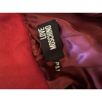 Moschino Love Jacke/Mantel aus Wolle in Rot