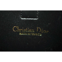 Christian Dior Clutch aus Canvas in Schwarz