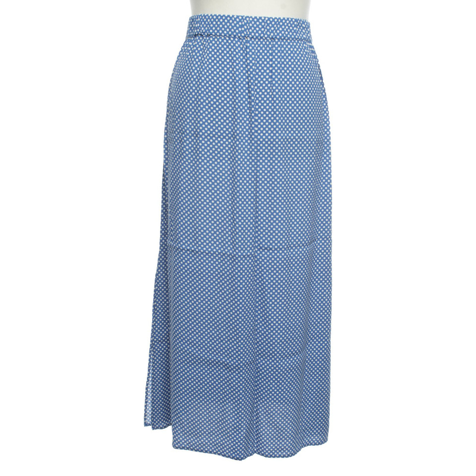 American Vintage Skirt Viscose in Blue
