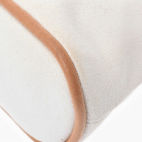 Hermès Reisetasche aus Baumwolle in Weiß