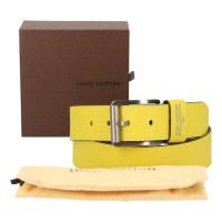 Louis Vuitton Gürtel aus Leder in Gelb