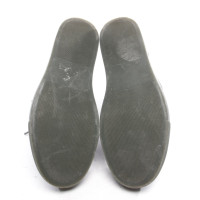Brunello Cucinelli Sneakers aus Leder in Grau