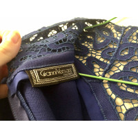 Gianni Versace Jurk Wol in Blauw