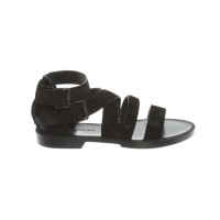 Belstaff Sandals Suede in Black