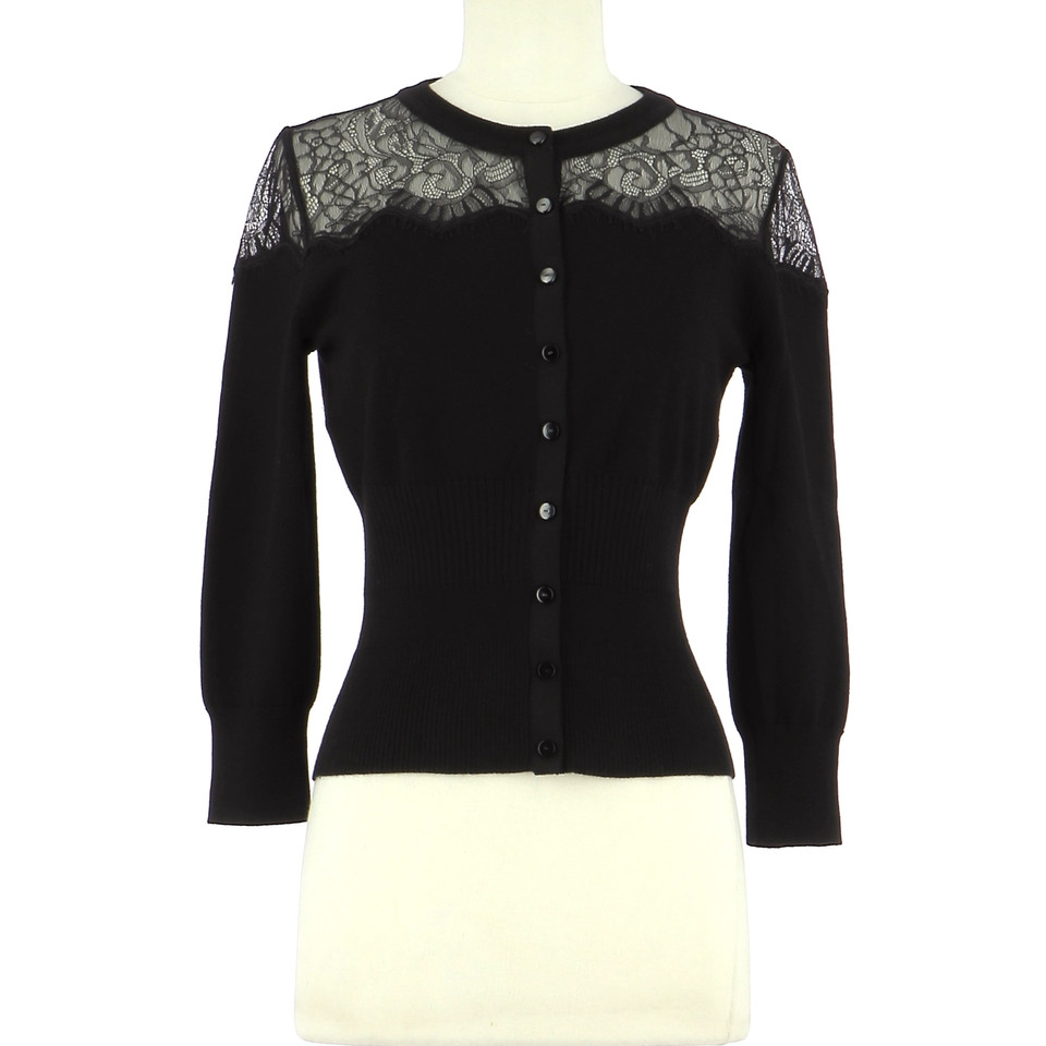 Karen Millen Vest Wool in Black
