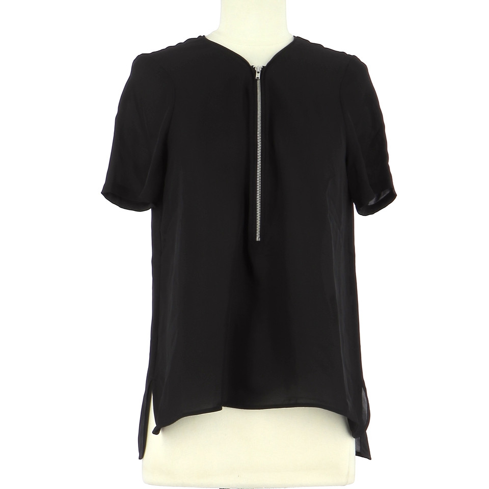 The Kooples Top Silk in Black