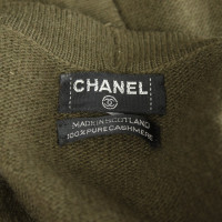 Chanel Tricot en Cachemire en Olive
