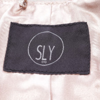 Sly 010 Jacke/Mantel aus Leder in Beige
