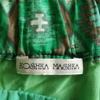 Koshka Mashka Kleid aus Seide in Grün