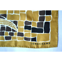 Longchamp Schal/Tuch aus Seide in Ocker