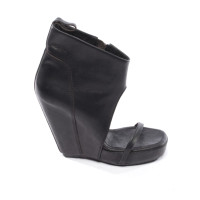 Rick Owens Stiefeletten aus Leder in Schwarz