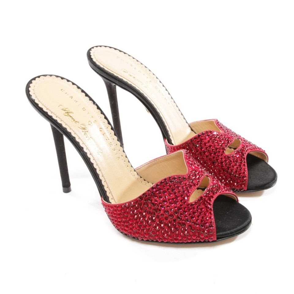 Charlotte Olympia Sandalen in Rood