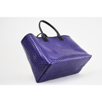 Bottega Veneta Maxi Cabat Bag 45 aus Lackleder in Violett