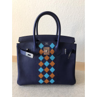 Hermès Birkin Bag 30 Leather in Blue