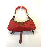 Burberry Prorsum Shoulder bag Leather in Red