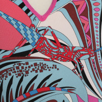 Emilio Pucci Robe en soie avec un motif coloré
