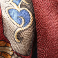 Hermès Kaschmir-Seiden-Schal 140x140 in Rot
