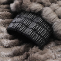 Yves Salomon Jacket/Coat in Grey