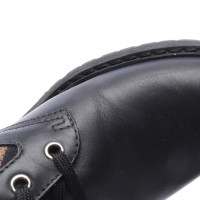 Fendi Rockoko Bikerstiefel Leather in Black
