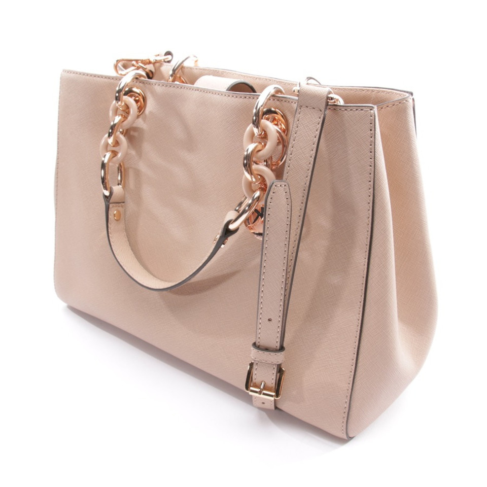 Michael Kors Handtasche aus Leder in Nude