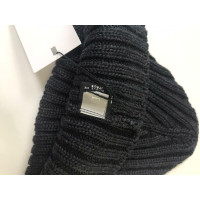 Christian Dior Hut/Mütze aus Wolle in Schwarz