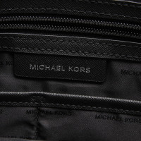 Michael Kors Shopper aus Leder in Schwarz