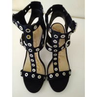 Sam Edelman Sandals Suede in Black