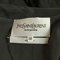 Yves Saint Laurent Jacket/Coat Suede in Black