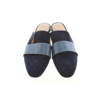 Dear Frances Slipper/Ballerinas aus Leder in Blau