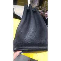 Hermès Birkin Bag 40 Leather in Black